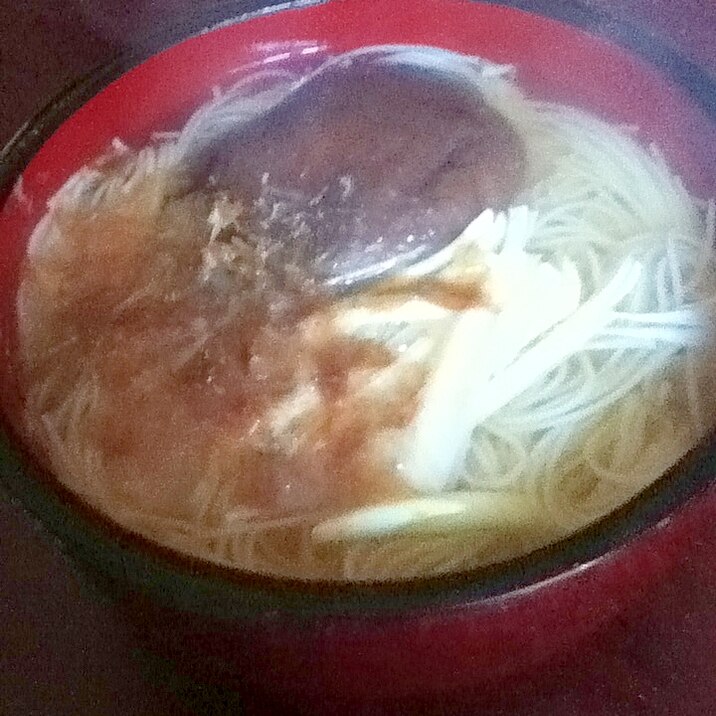 肉厚☆焼き椎茸の柔麺【ほっこり和食】